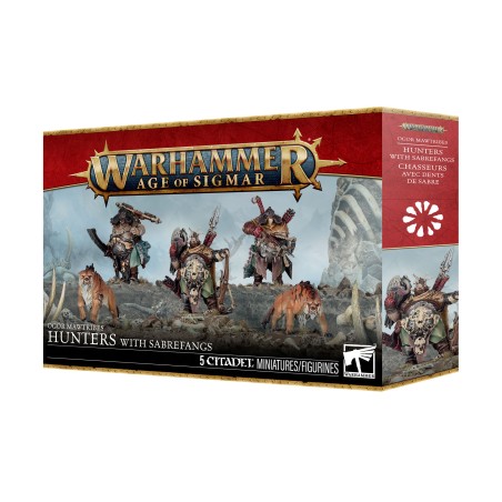 Age of Sigmar - Ogor Mawtribes : O/M: Chasseurs avec Dents de Sabre