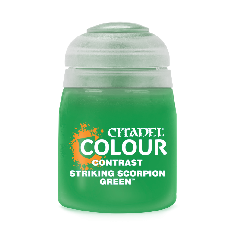 Warhammer Colour - Peinture Contrast : Striking Scorpion Green - 18 ml