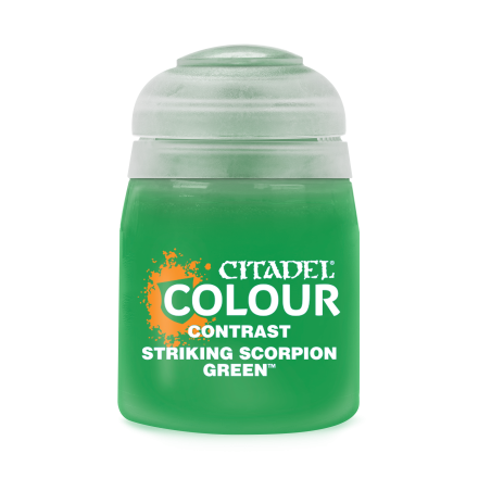 Warhammer Colour - Peinture Contrast : Striking Scorpion Green - 18 ml