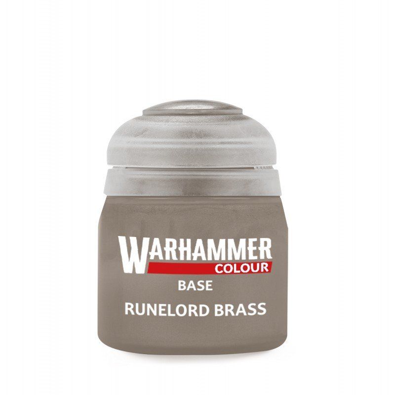 Warhammer Colour - Peinture Base : Runelord Brass - 12 ml