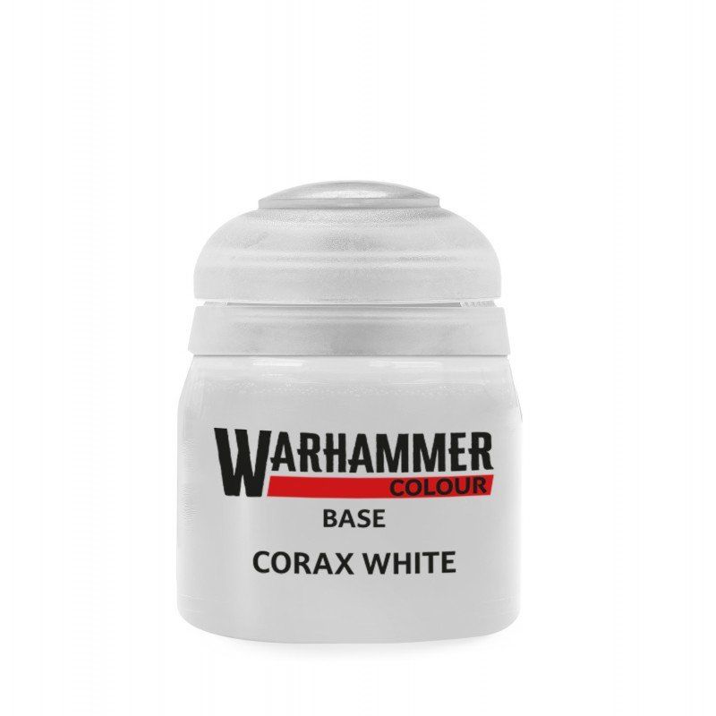 Warhammer Colour - Peinture Base : Corax White - 12 ml