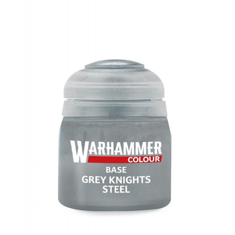 Warhammer Colour - Peinture Base : Grey Knights Steel - 12 ml