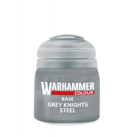 Warhammer Colour - Peinture Base : Grey Knights Steel - 12 ml