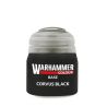 Warhammer Colour - Peinture Base : Corvus Black - 12 ml