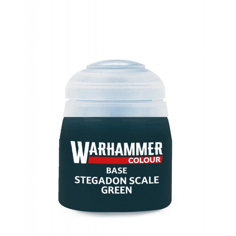 Warhammer Colour - Peinture Base : Stegadon Scale Green - 12 ml