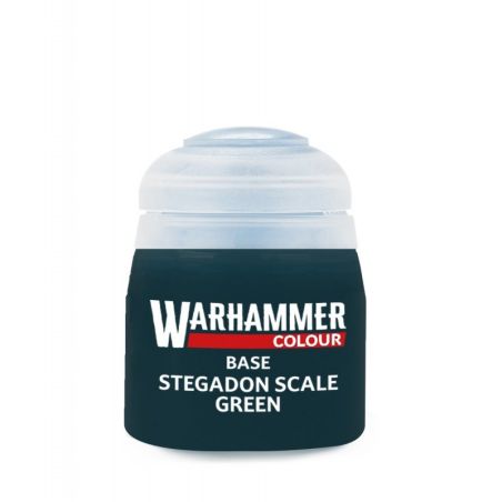 Warhammer Colour - Peinture Base : Stegadon Scale Green - 12 ml