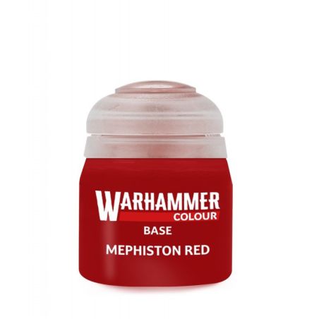 Warhammer Colour - Peinture Base : Mephiston Red - 12 ml