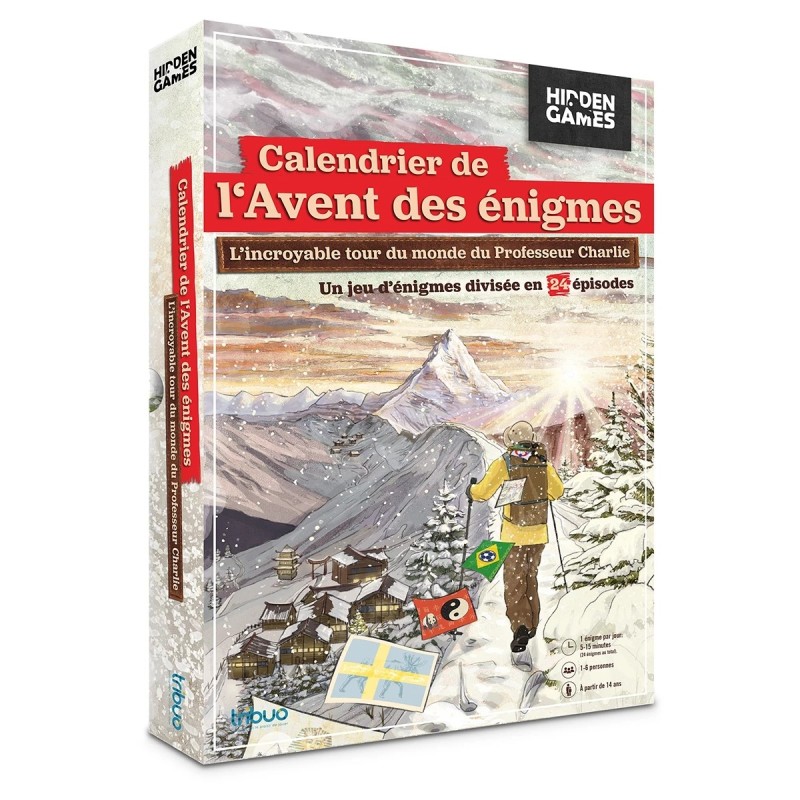 Hidden Games - Calendrier de l'Avent des énigmes : l'incroyable tour du monde du professeur Charlie