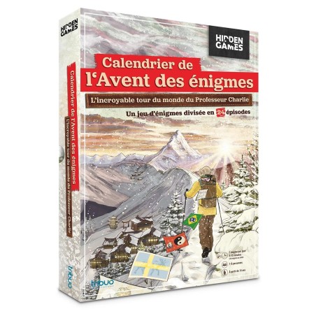 Hidden Games - Calendrier de l'Avent des énigmes : l'incroyable tour du monde du professeur Charlie