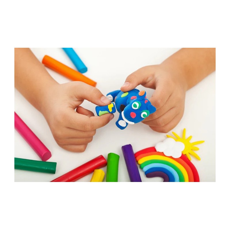 Kit à fabriquer MmeBONHEUR & MrCOSTAUD en pâte à modeler
