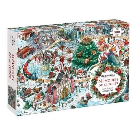 Moulin Roty - Puzzle L'école des loisirs - Mémoires de la forêt Hiver - 500p.