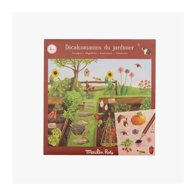 Moulin Roty - Décalcomanies - Le Jardinier - Le Jardin du Moulin