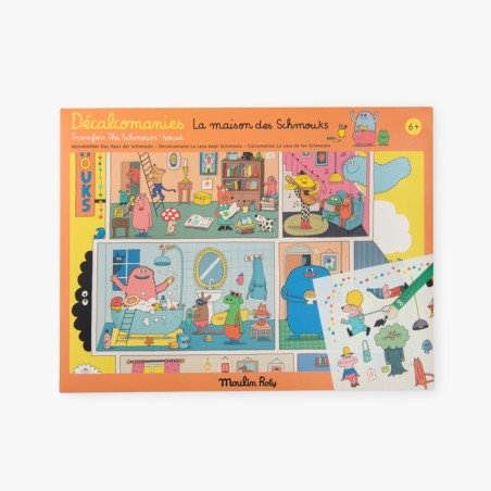 Moulin Roty - Décalcomanies - La maison des Schmouks