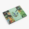 Moulin Roty - Carnet dessin feuilles noires - Tout autour du monde