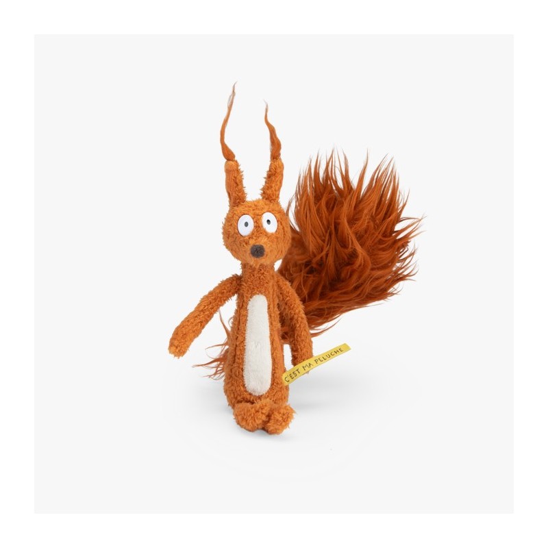 Moulin Roty - Peluche mini écureuil - Ecole des loisirs