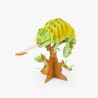 Caméléon 3D Puzzle - Tout autour du monde