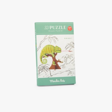 Caméléon 3D Puzzle - Tout autour du monde