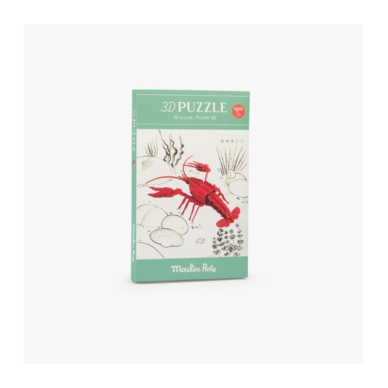 Crevette 3D Puzzle - Tout autour du monde