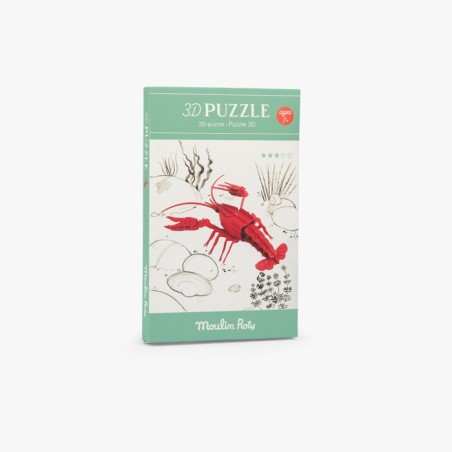 Crevette 3D Puzzle - Tout autour du monde
