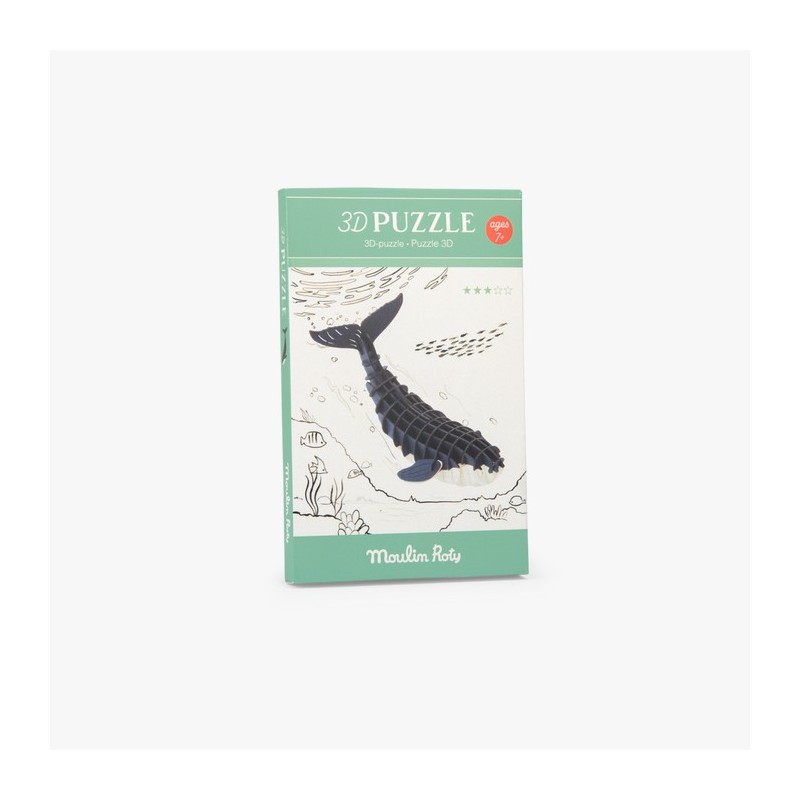 Baleine 3D Puzzle - Tout autour du monde