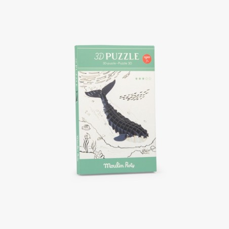 Baleine 3D Puzzle - Tout autour du monde