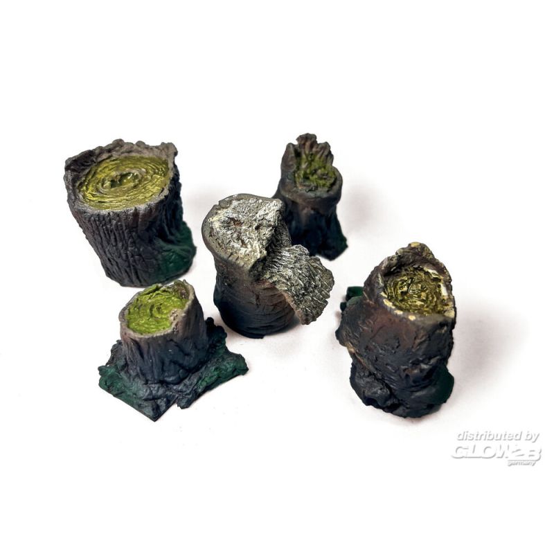 Vallejo - Décor : Vallejo Scenics: Small Stumps