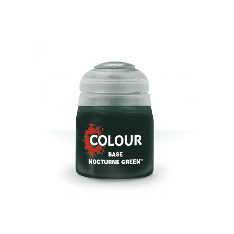Warhammer Colour - Peinture Base : Nocturne Green - 12 ml