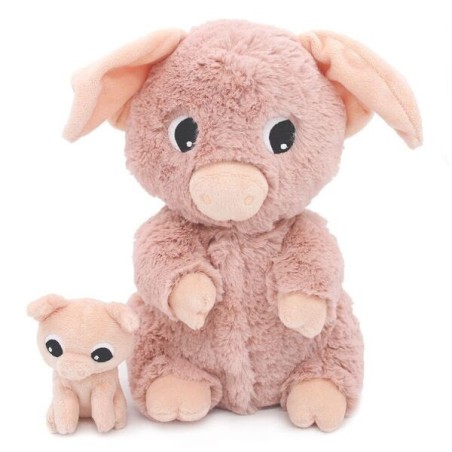 Peluche Ptipotos - Cochon maman & bébé