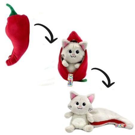 Peluche Flipetz - Chat & Piment