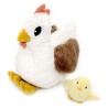 Peluche Ptipotos - Poule maman & bébé