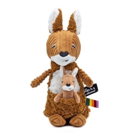 Peluche Ptipotos - Kangourou maman & bébé