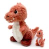 Peluche Ptipotos - T-Rex maman & bébé