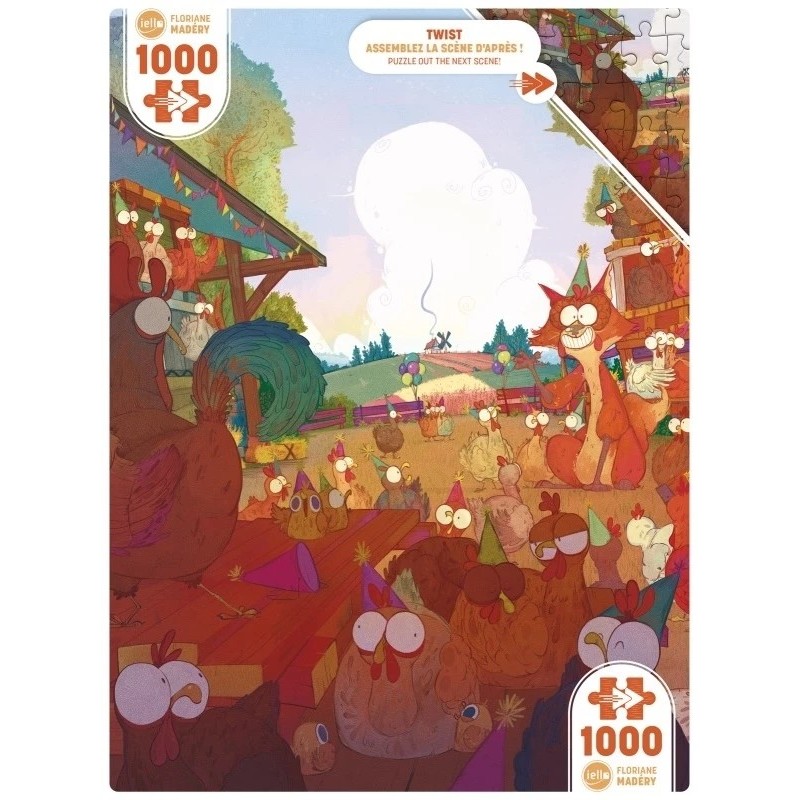 Puzzle Iello Twist - Cheeky Fox - 1000p.