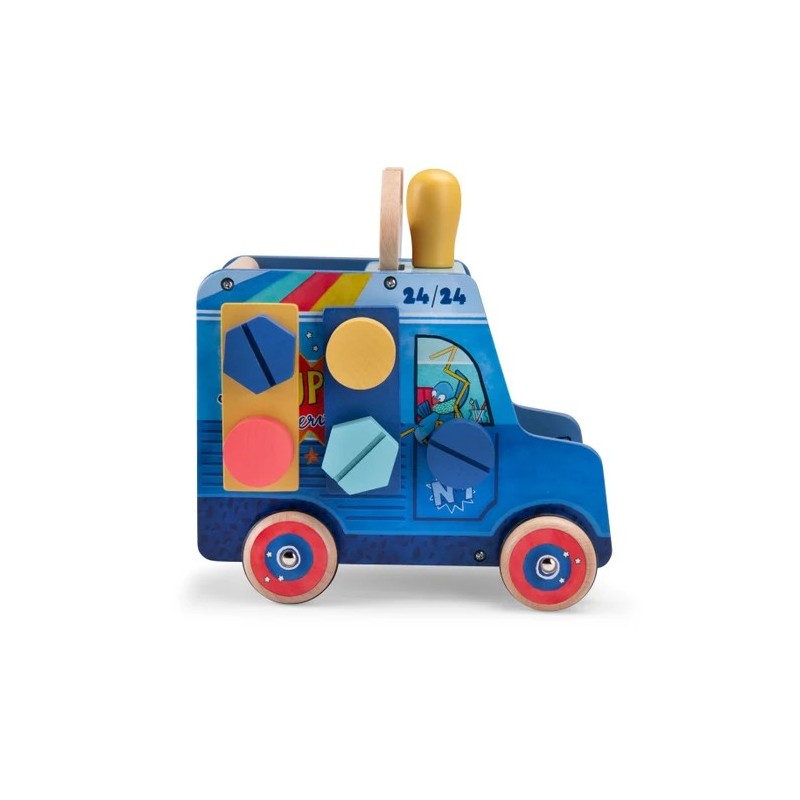 Moulin Roty - Camionnette d'activités bricoleur - Puce & Pilou