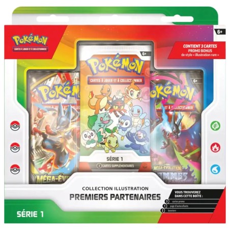 Pokémon - Coffret Illustration Premiers Partenaires Serie 2 - Français