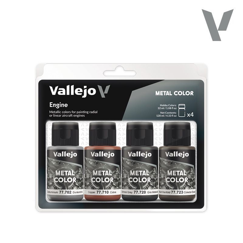 Vallejo - Peinture Metal Color : Engine 32 Ml