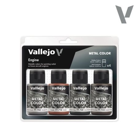 Vallejo - Peinture Metal Color : Engine 32 Ml