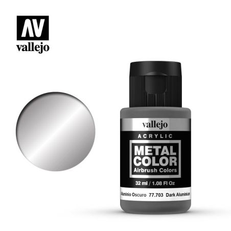 Vallejo - Peinture Metal Color : Aluminium 32 ml