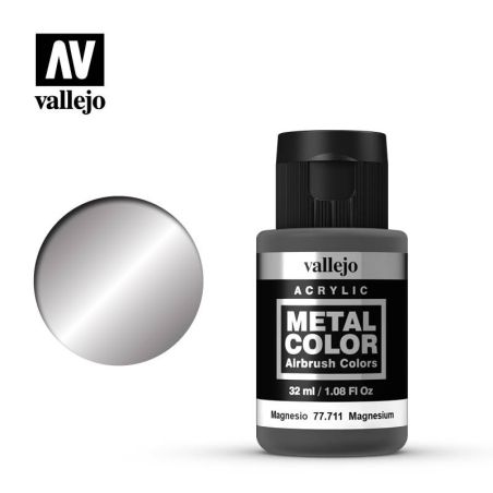 Vallejo - Peinture Metal Color : Magnesium 32 Ml