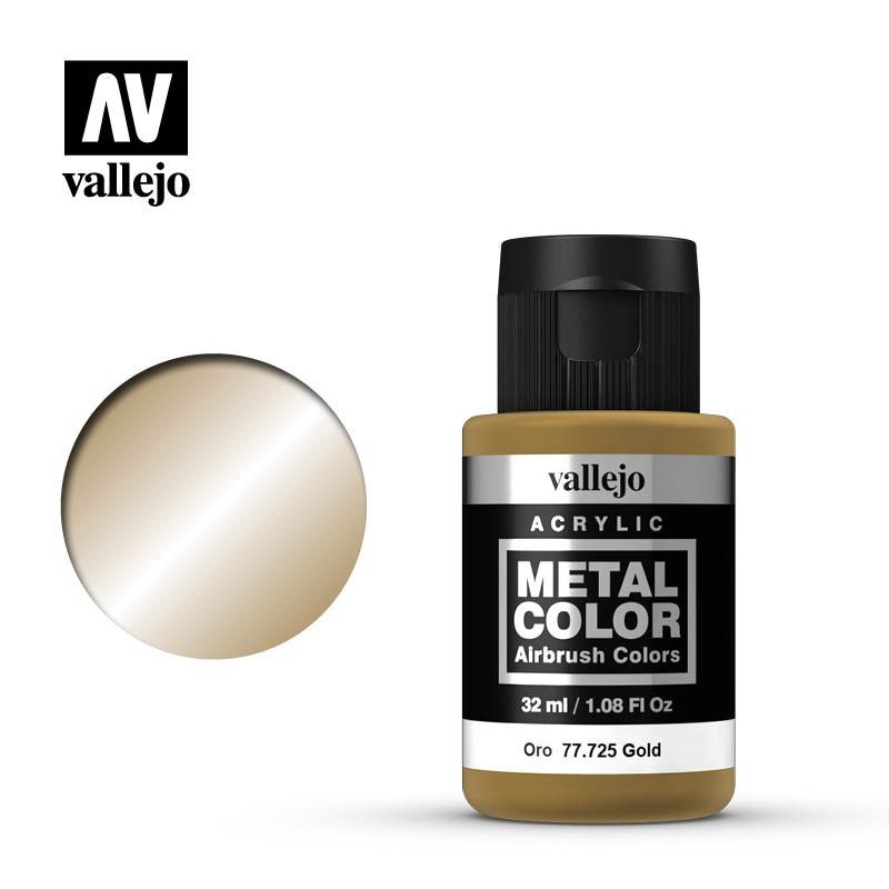 Vallejo - Peinture Metal Color : Gold 32 Ml