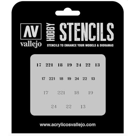 Vallejo - Pochoir : Vallejo Stencils: Soviet Numb