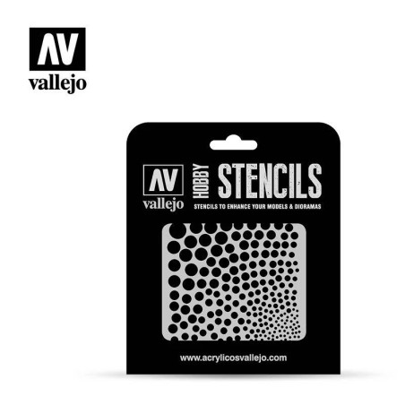 Vallejo - Pochoir : Vallejo Stencils: Circle Text