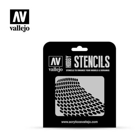 Vallejo - Pochoir : Vallejo Stencils: Distorted H