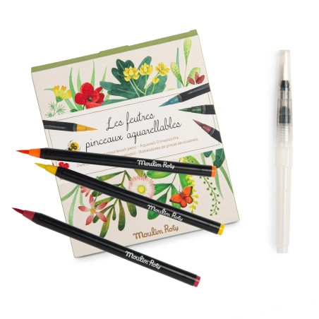 12 feutres Moulin aquarelle - Le Botaniste - Le Jardin