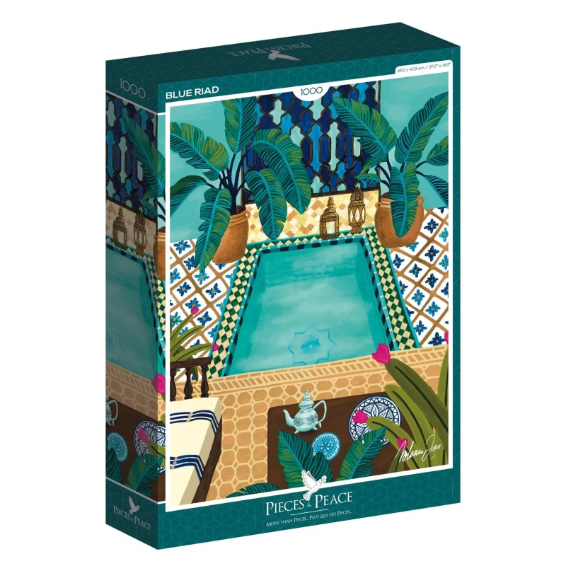 Puzzle Pieces&Peace - Riad Bleu - 1000p.