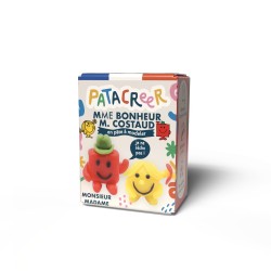 Kit à fabriquer MmeBONHEUR & MrCOSTAUD en pâte à modeler