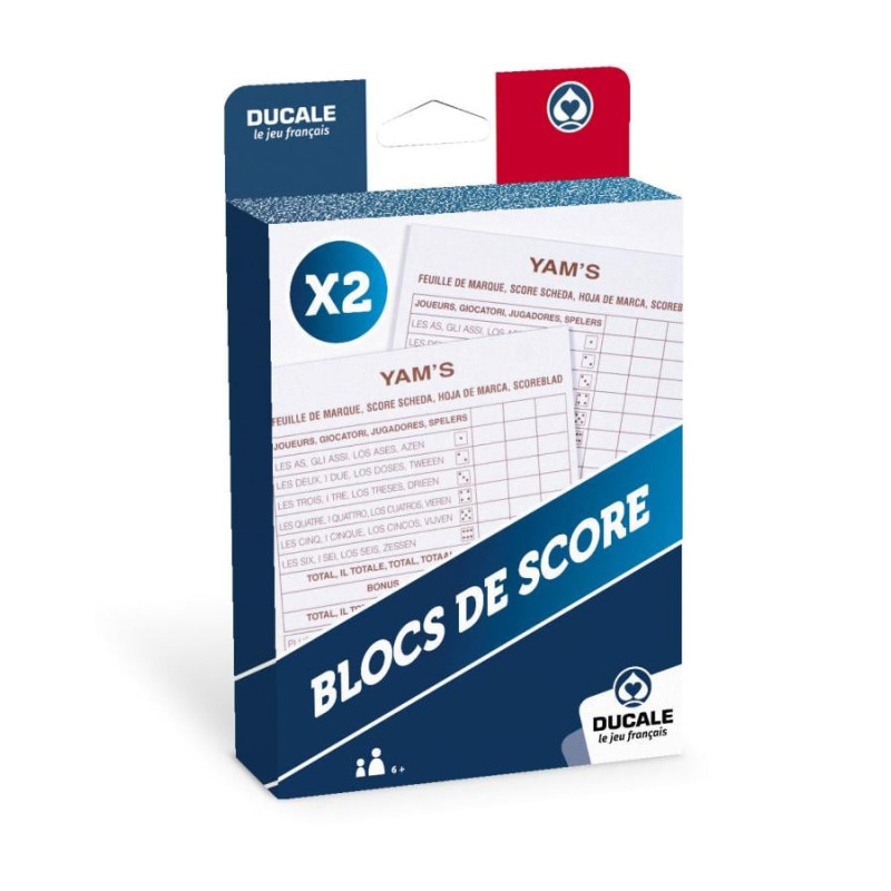 Ducale - Double bloc de score Yam's