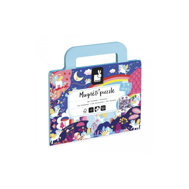 Magnéti'Puzzle - Licornes - 24p.