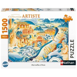 Puzzle Merveilles d'Asie 1500p.