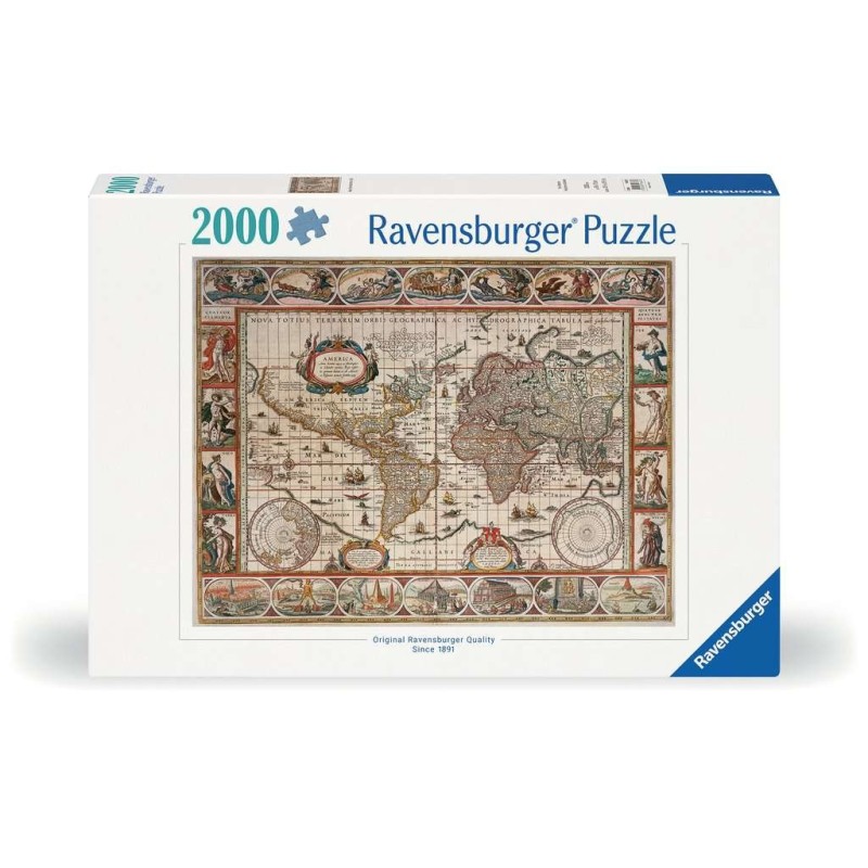 Puzzle Mappemonde 1650 2000p.